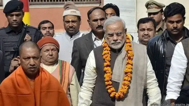 योगी आदित्यनाथ और नरेंद्र मोदी