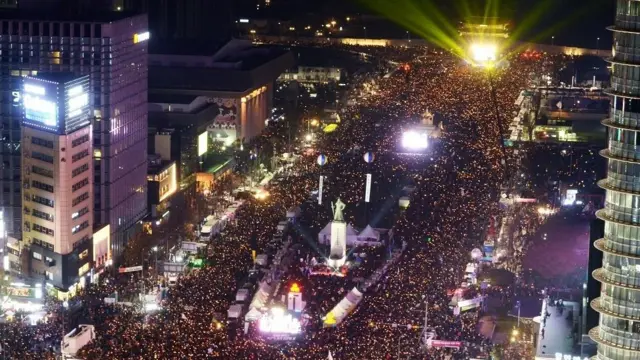 촛불집회, 박근혜