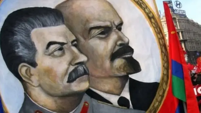 स्टालिन और लेनिन