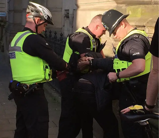 Persona detenida en Birmingham