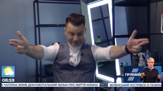 (캡션) 코미디언 출신 젤린스키 대통령