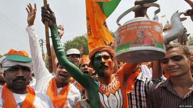 ભાજપના સમર્થકની તસવીર