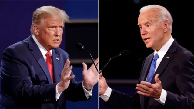Trump and Joe Biden