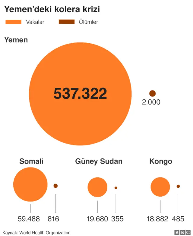 Yemen'de kolera krizi
