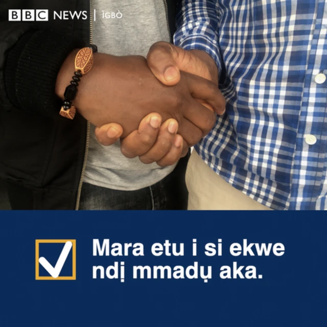 Mara etu i si ekwe mmadụ aka