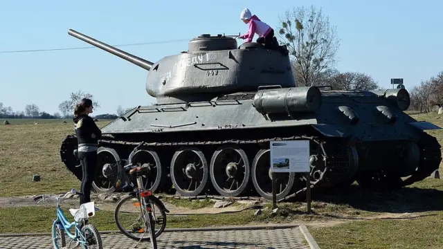 Советский танк. Польша