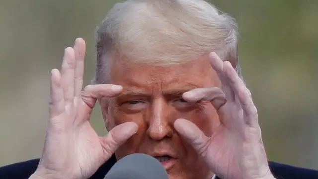 特朗普说，宾西法尼亚州周二举行投票将会"拯救美国梦"。