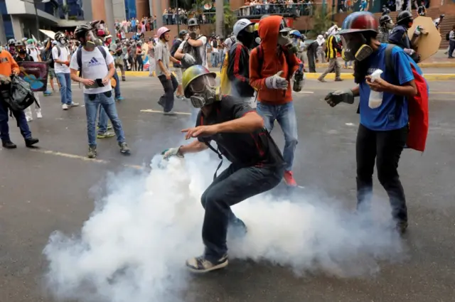 protestas en Venezuela