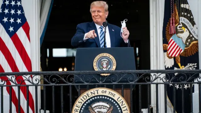 트럼프의 2020년 재선 운동은 코로나바이러스 팬데믹이 주요 이슈가 됐고 그 자신도 코로나바이러스에 감염되었다