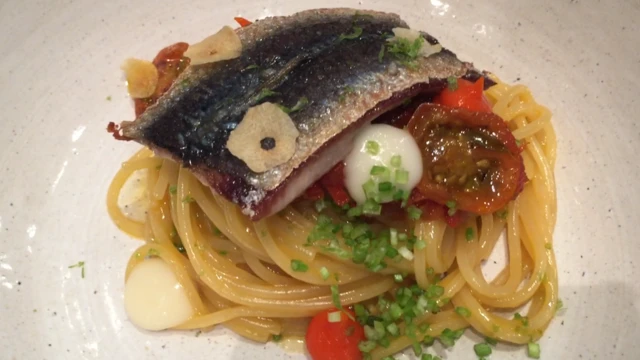 Spaghetti con sardina