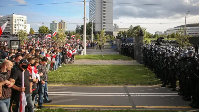 Demonstration in Minsk