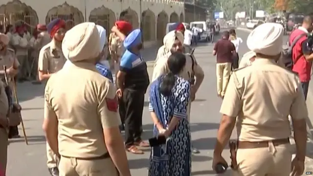 ਪਟਿਆਲਾ ਵਿੱਚ ਪੁਲਿਸ ਦੀ ਭਾਰੀ ਤਾਇਨਾਤੀ ਕੀਤੀ ਗਈ ਹੈ