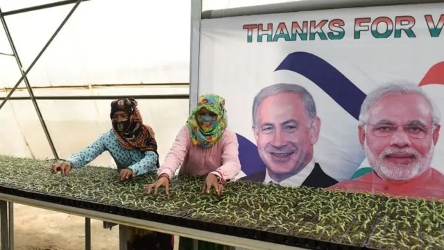 વેદ્રડમાં મોદી અને નેતન્યાહૂની મુલાકાત