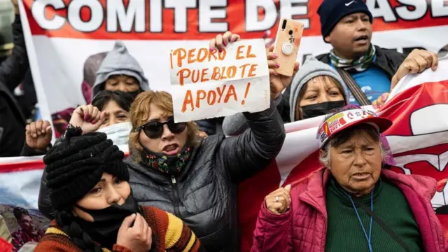 Los defensores de Castillo aseguran que hay un "plan" para sacarlo del gobierno.