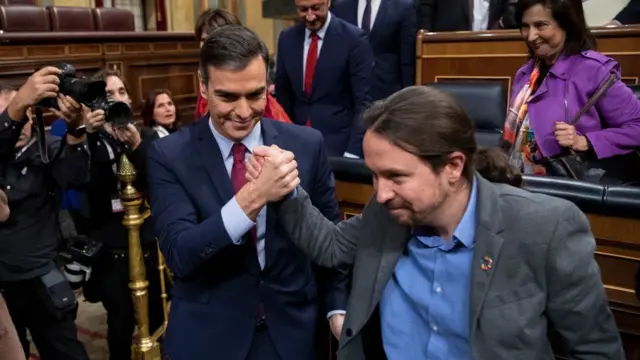 Sánchez e Iglesias.