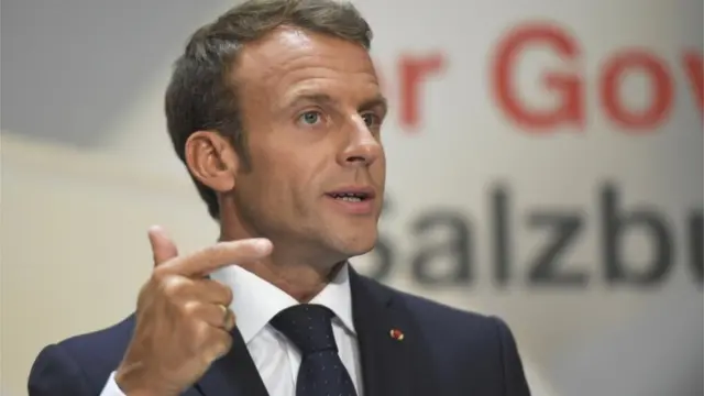 گفته‌های امانوئل مکرون در نشست سالزبورگ تند و غیر دیپلماتیک خوانده شد
