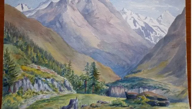 የአዶልፍ ሂትለር እንደሆነ የተገመተ ሥዕል