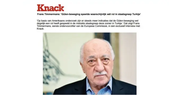 Fethullah Gülen Knack manşeti