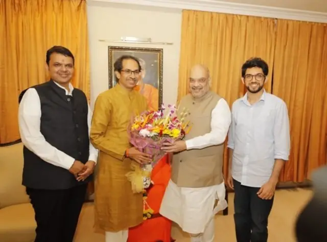 देवेंद्र फडणवीस, उद्धव ठाकरे, शिवसेना-भाजप