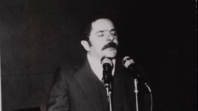 Lula en sus tiempos como líder de los sindicalistas del metal.