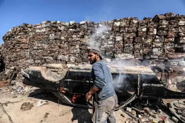 Металлолом урушдан кейинги Сурия иқтисодиётининг муҳим қисмига айланган