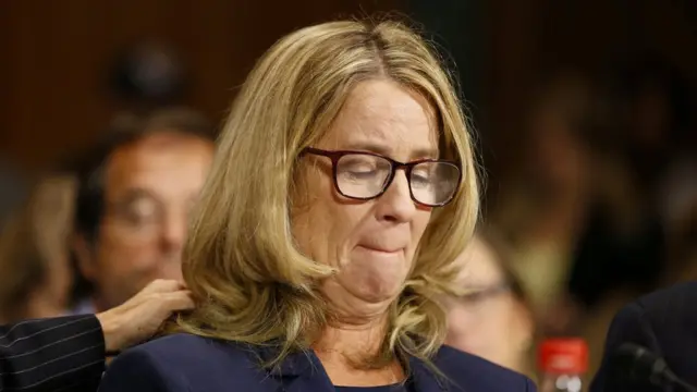 Christine Blasey Ford compareció ante el Comité Judicial del Senado de EE.UU. este jueves