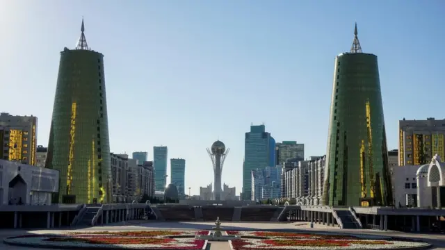 Vista geral da cidade de Astana, capital do Cazaquistão
