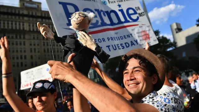 Seguidores de Bernie Sanders