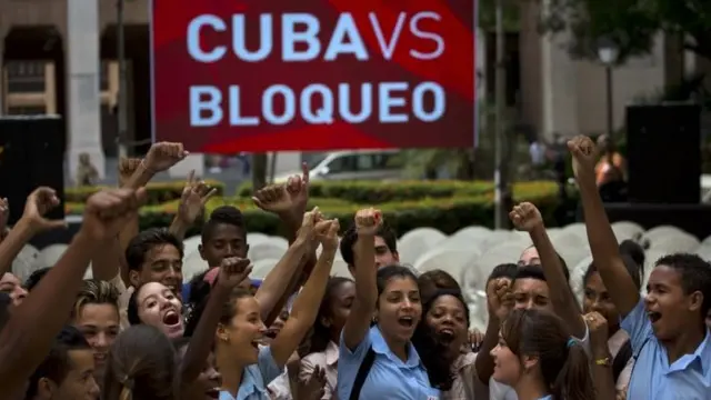 Estudiantes en La Habana.