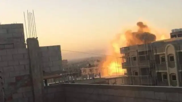 موقع الانفجار