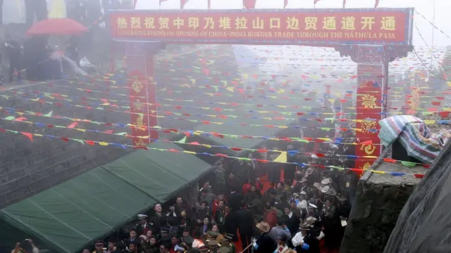 中印边境的乃堆拉山口(资料图)