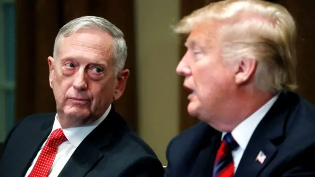 Bwana Mattis avuga ko Trump agaragaza "ubutegetsi budakuze"