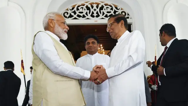 'உலகிற்கு வழங்கிய நற்செய்தி' - பிரதமர் நரேந்திர மோதியிடம் கூறிய மைத்திரிபால சிறிசேன