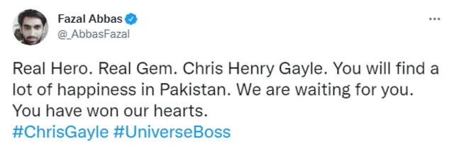 ویسٹ انڈیز، کرس گیل، پاکستان