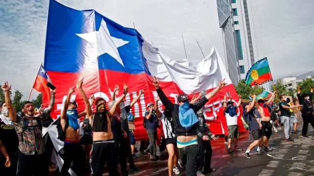 Protesto no Chile