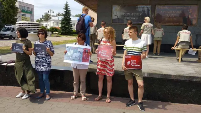 Акція на підтримку Олега Сенцова у Луцьку, 2 червня 2018 р.