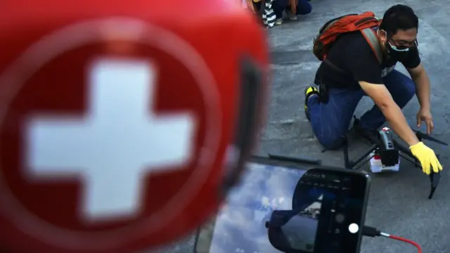 Mengantar obat dengan drone