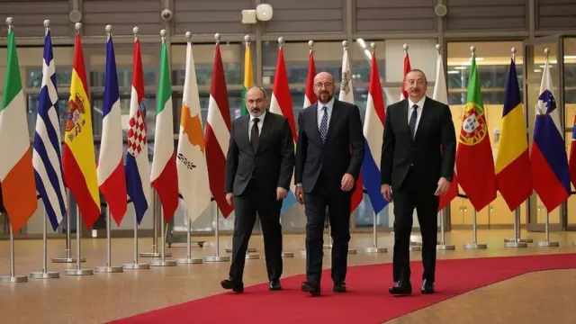 Paşinyan, Michel və Əliyev