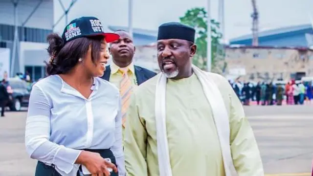 Rochas Okorocha na nwa ya nwaanyí Uloma Nwosu