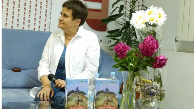 Марина Гримич на презентації своєї книжки