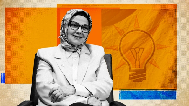 Adalet ve Kalkınma Partisi Kayseri Milletvekili Böhürler TBMM'deki odasında konuşuyor. 