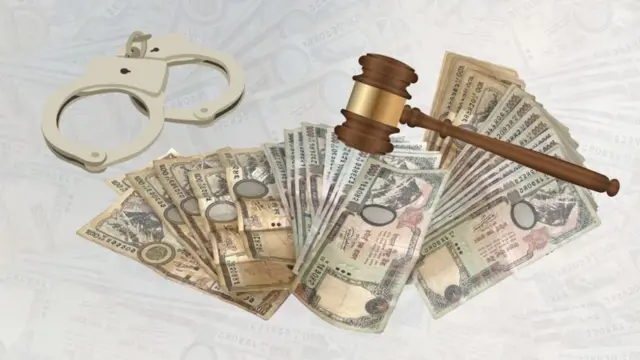 पैसा, हतकडी र हतौडा