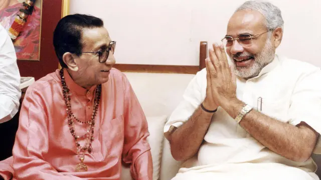 बाल ठाकरे और मोदी