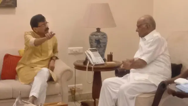 संजय राऊत आणि शरद पवार 