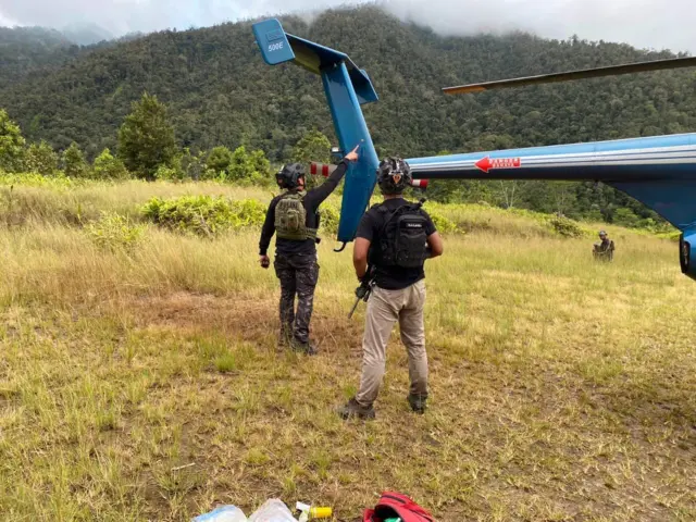 Pilot selandia baru papua