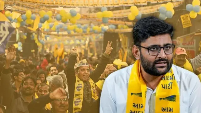 બીબીસી ગુજરાતી ભાજપ કૉંગ્રેસ આપ વીસાવદર પેટાચૂંટણી વિધાનસભા કેશુભાઈ પટેલ