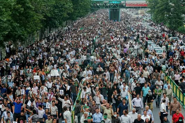 راهپیمایی معترضان به انتخابات ۱۳۸۸