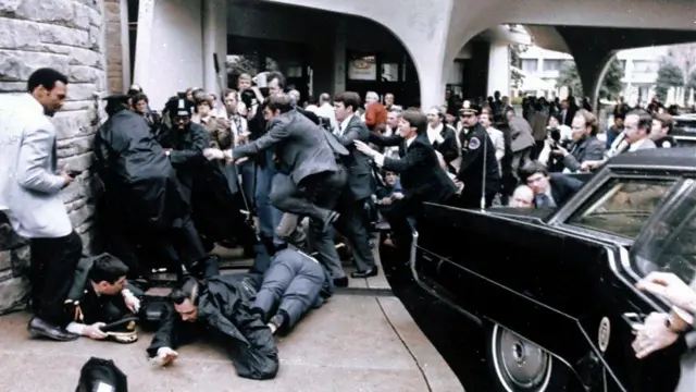 ሮናልድ ሬገን ላይ የግድያ ሙከራ በተደረገበት ጊዜ