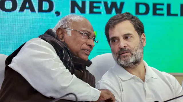 राहुल गांधी और मल्लिकार्जुल खड़गे