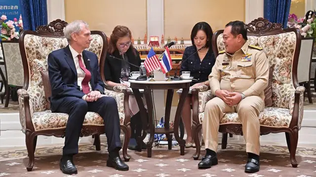 ထိုင်းတရားရေးဝန်ကြီးထာဗီးဆော့ဆွန်နဲ့ ထိုင်းနိုင်ငံဆိုင်ရာ အမေရိကန်သံအမတ်ကြီးတွေ့ဆုံ